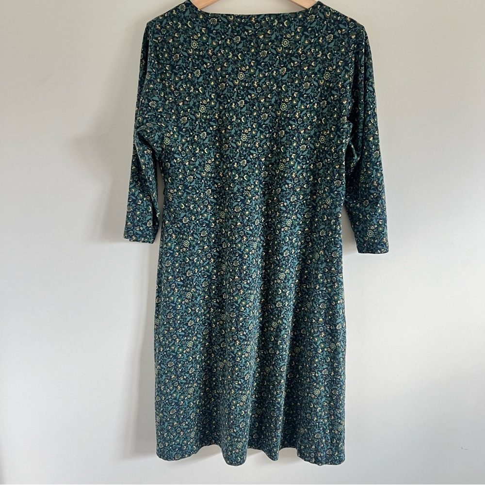 Toad&Co Floral Green Dress - Picture 5 of 12